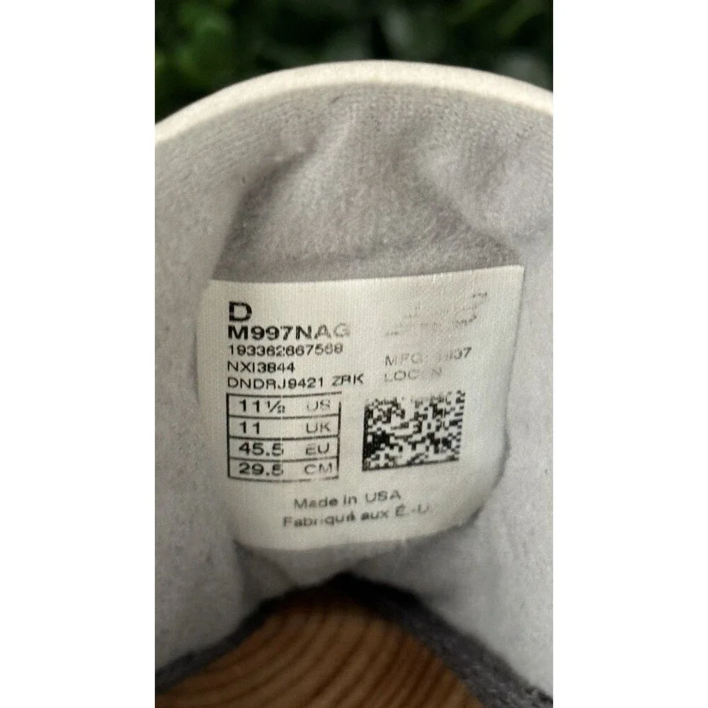 USED New Balance 997 Made in USA M997NAG Men’s 11.5 Multicolor Suede Sneakers